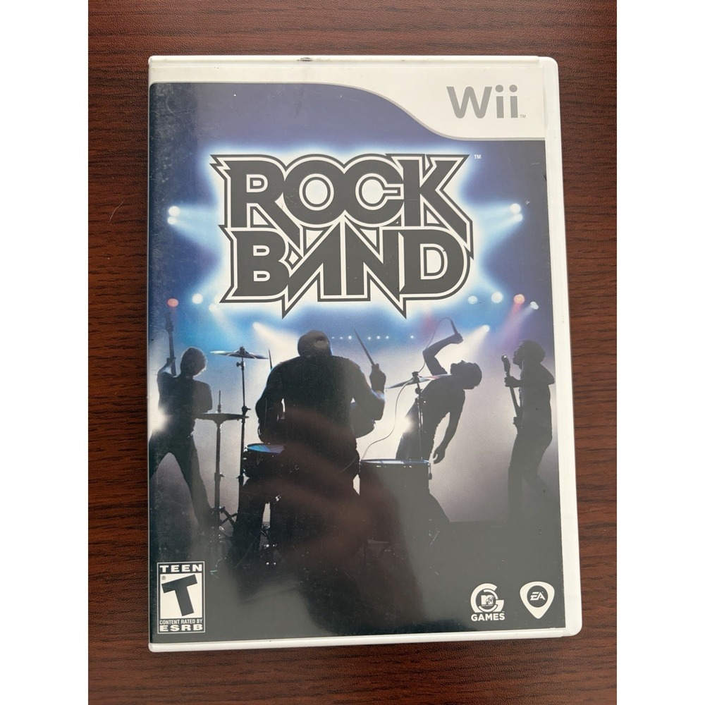 Rock Band (Nintendo Wii, 2008) Complete W/ Manual CIB Tested & Working